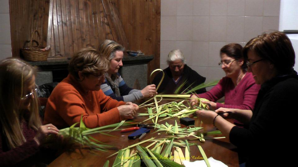 Compositions with the palms 2 - Compositions with the palms on Palm Sunday